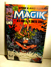Storm and Illyana Magik #4 Marvel Comics Limited 1984 Magik as Darkchilde X-men picture