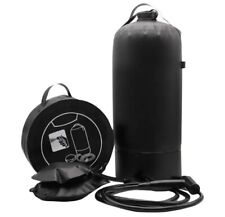 12L Outdoor Heated By Sun , Shower Water Bag W/ Foot Pump & Sprayer. Easy 2 Move picture