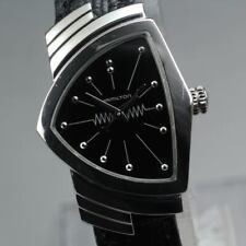 New Batt◆N MINT◆ Hamilton H242112 Ventura 24mm Women's Black Qz Watch From JAPAN picture