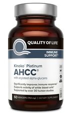 Kinoko Platinum AHCC 750 mg - Immune Supplement - Quality of Life - 60 Count picture
