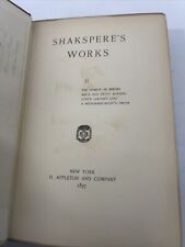 Shakespeare’s Works Book 1-12  1897 picture