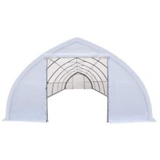 AGT Industrial 30x65ft Peak Ceiling Storage Shelter Canopy Storage Tent Heavy picture