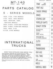 1987 International S Series F-2125 2155 Truck Parts Catalog Manual MT-140 picture