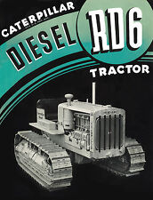 Caterpillar Diesel RD6 Sales Booklet 1930s picture