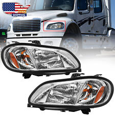 Headlights Headlamps Left & Right Pair Set For 02-18 Freightliner M-2 M2 picture
