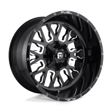 18X9 Fuel 1PC D611 STROKE 6X120/5.5 19MM GLOSS BLACK MILLED picture