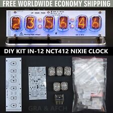 DIY KIT IN-12 Nixie Tubes Clock with Acrylic Stand [WITH OPTIONS]  picture