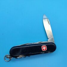 USED WENGER TRAVELER RETIRED BLACK SWISS ARMY KNIFE picture
