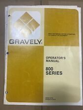 Gravely 800 series 810 812 816S 817 Riding Lawn Garden Tractor Owners Manual picture