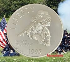 1995 S Proof Civil War Commemorative $ilver Dollar, Major Eye Appeal  picture