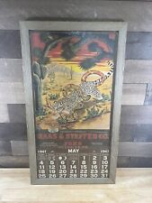 Vintage 1947 May Maas & Steffen Co. St. Louis Framed Calendar picture