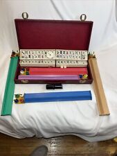 Vintage Crisloid: Mah Jongg Mahjong Complete Box Set Excellent Condition picture