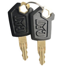 2 OEM Style Caterpillar Equipment Ignition Keys Fits Most CAT Models ASV More picture