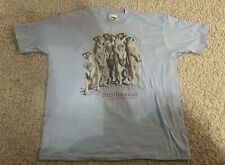 Vintage Smithsonian Meerkat T Shirt Single Stitch MED Light Blue Thin picture