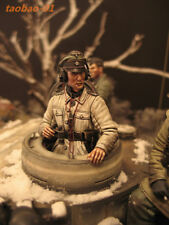 1/16 resin soldiers figures model kit WW II German SS tank commander 1669 picture