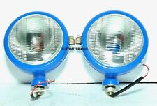NEW 2000 2600 3000 3600 3610 4000 5000 7000 FORD TRACTOR 12V BLUE HEADLIGHTS picture