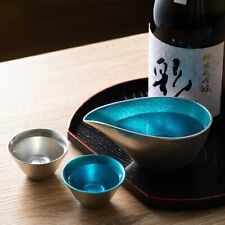 Nousaku sake set (new color: blue) Japan picture