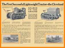 1917 CLETRAC Cleveland Tractor Introduction NEW METAL SIGN: 12 x 16