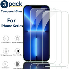 3-PACK For iPhone 15 14 13 12 11 Pro Max XR Max Tempered Glass Screen Protector picture