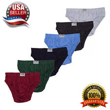 Men's ULTRA Cotton Bikini Brief Underwear - Assorted Colors (6 Pack) picture