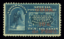 US Administration 1899  SPECIAL DELIVERY overprinted 10c blue Scott # E1 mint MH picture