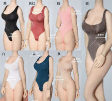 1/12 scale Ice Silk Bodysuit Swimsuit Dress Clothes For 6