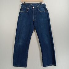 Levis 501XX 1890 Cinch Back Selvedge Denim Mens 30x27 Blue Jeans Repro LVC picture