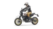 Bruder #63051 Scrambler Ducati Desert Sled with Driver - New Factory Sealed picture
