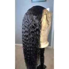 Deep Wave Lace Front  Human Hair Wig 30inch Curly 13x4  Lace Front Wet/ Wavy picture