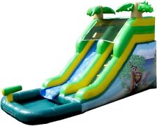 JumpOrange 12’ Safari Commercial Grade Water Slide with Pool and Blower picture