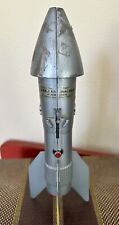 1950’s Berzac Rocket Mechanical Coin Bank - 1st Nat. Bank of McMinnville, OR picture