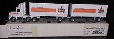 Ertl 1992 - Aero Conventional Tractor with Pup Trailer - Swiss Valley 1:64 Scale picture