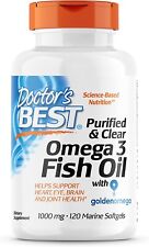 Doctor's Best- Purified & Clear Omega 3 Fish Oil with GoldenOmega 1,000 mg / 120 picture