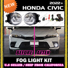 [complete] LED FOG LIGHT KIT for HONDA 22 23 CIVIC Driving Lamp Switch Wiring picture