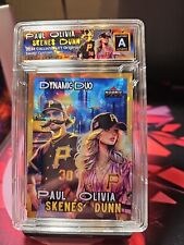 Paul Skenes Olivia Dunn Gold Cracked Ice Limited Edition Custom 100 Hurler Aceo picture
