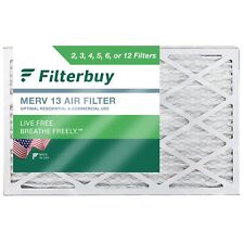 Filterbuy 12x24x1 Pleated Air Filters, Replacement for HVAC AC Furnace (MERV 13) picture