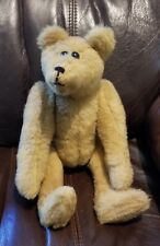 14.5” VINTAGE/ANTIQUE MOHAIR TEDDY BEAR - GERMAN(?)-Very Good Condition  picture