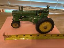 Vintage 1940's Arcade Toy John Deere Model A Tractor Original W/ Driver picture