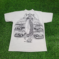 Vintage 1995 Chicano Pachuco Lowrider Art Shirt M-Short 20x27 David-Gonzales USA picture