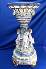 MONUMENTALLY IMPRESSIVE LARGE CAPODIMONTE, / FRENCH HAND-PAINTED CENTERPIECE picture