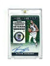 2019-20 Panini Contenders Kevin Durant Premium Edition Green Shimmer Auto SSP picture
