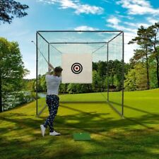 10x10x10 Ft Golf Cage Net with Metal Frame Indoor Outdoor Golf Practice Cage Net picture