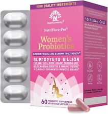Nutricelebrity NutriFlora-Pro Women's Probiotic Vaginal Care, UTI Health 60 Caps picture