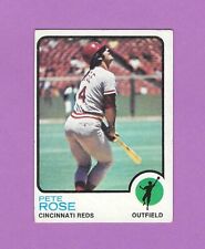 1973 Topps Reds Outfielder Pete Rose #130 Baseball Card picture