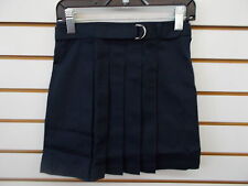 Girls Tommy Hilfiger Navy Uniform Pleated Front Skirt Size 6 picture