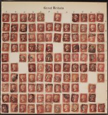 Great Britain #33 Used Plate Reconstruction, Plate 107 picture