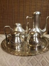 Vintage Brass  Tea Set Without Cups picture