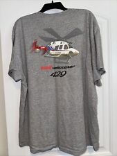 Vintage Bell Helicopter 429 T Shirt Gray Morale XXL picture
