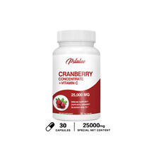 Cranberry Capsules 25000mg - Urinary System Health Supplements, Cleanse & Detox picture