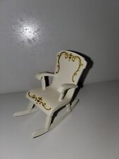 Vintage Dollhouse Miniatures Wood Rocking Chair  picture